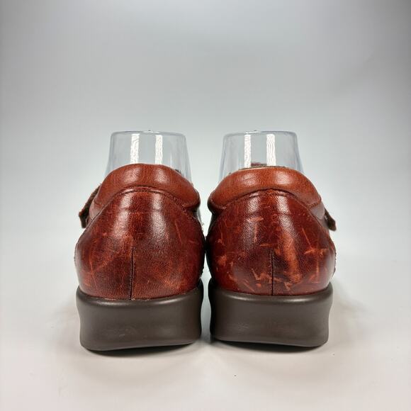 SAS Willow Brown Slip On Leather Loafers Comfort Walking Shoe Women’s Size 9 - Picture 4 of 10